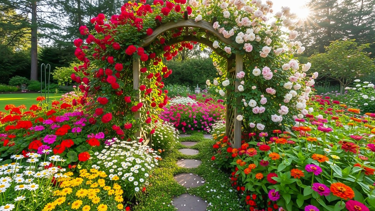 Most Relaxing Garden Sanctuary 🌿 Soft Piano Music for a Peaceful, Positive Day