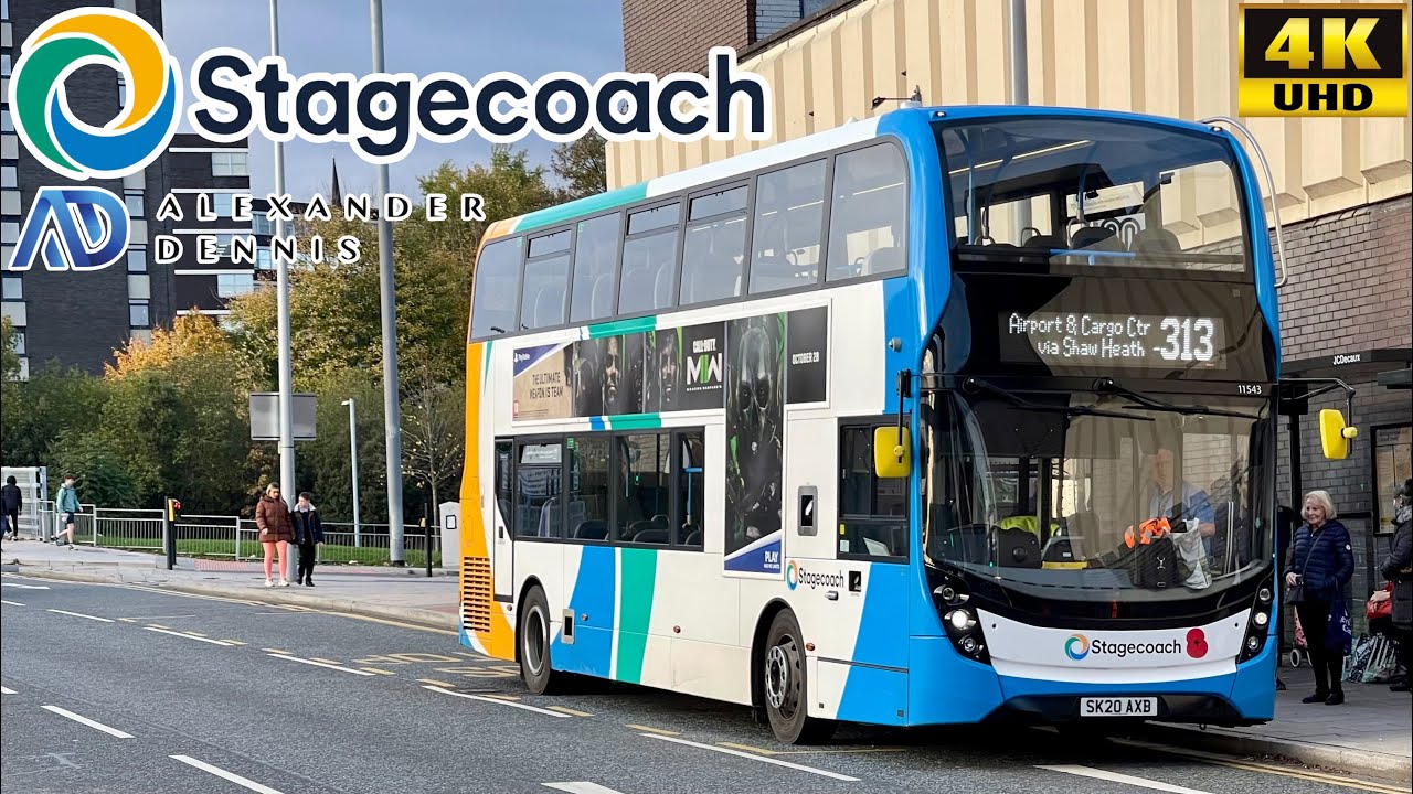 [Stagecoach: 313 Stockport to Manchester Airport Cargo Centre via Cheadle Hulme] ADL Enviro400MMC