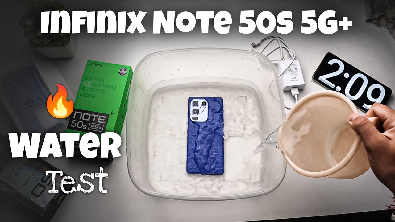 Infinix Note 50s 5G+ Water Test | Waterproof Hai Ya Nahin?
