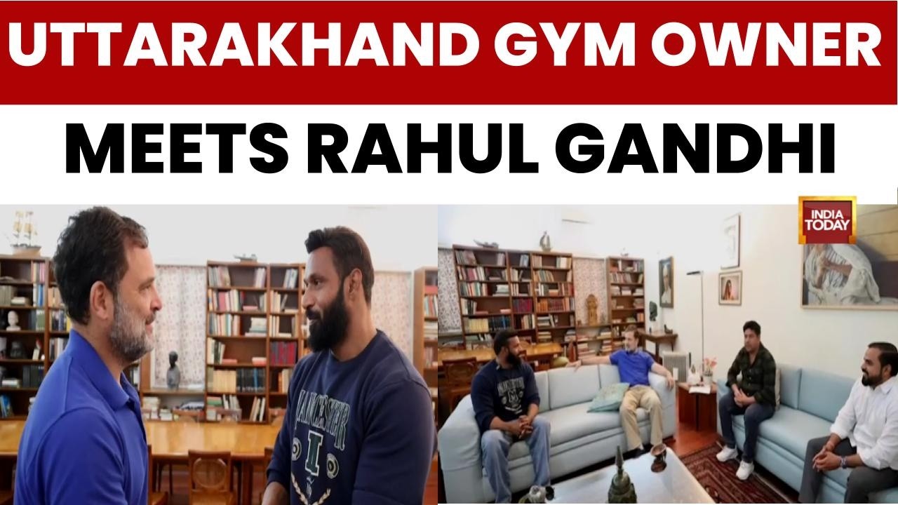 Uttarakhand Gym Owner Who Saved Elderly Vendor From Mob Meets Rahul Gandhi