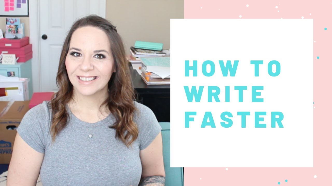 How To Write Your Book Faster