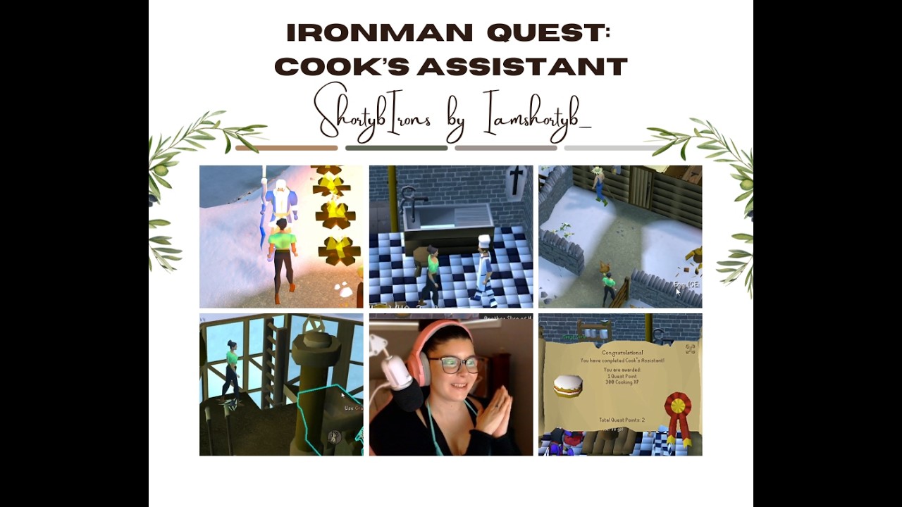 OSRS Quest 1: Cook's Assistant- ShortybIrons