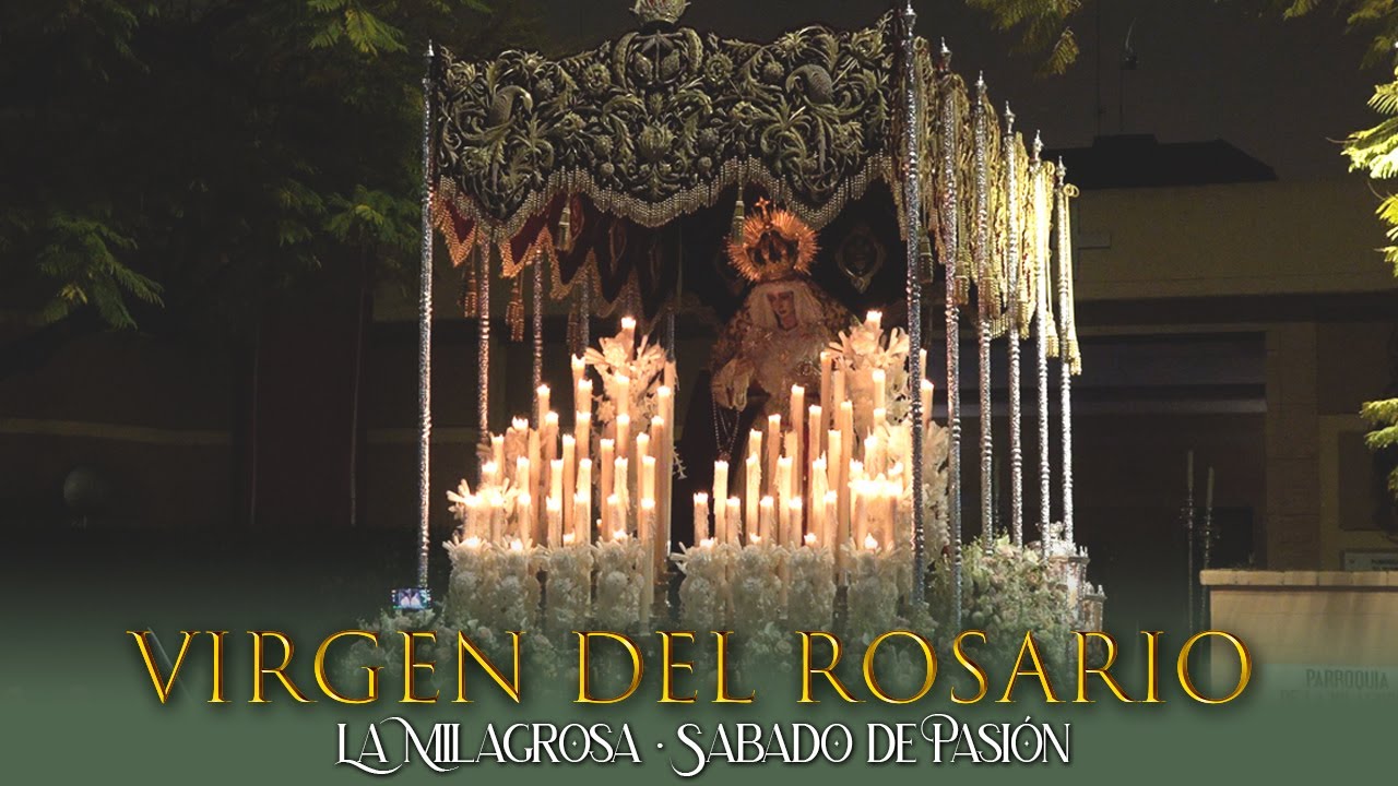 ⁴ᴷ Entrada LA MILAGROSA (Virgen) | Sábado de Pasión 2025 Sevilla