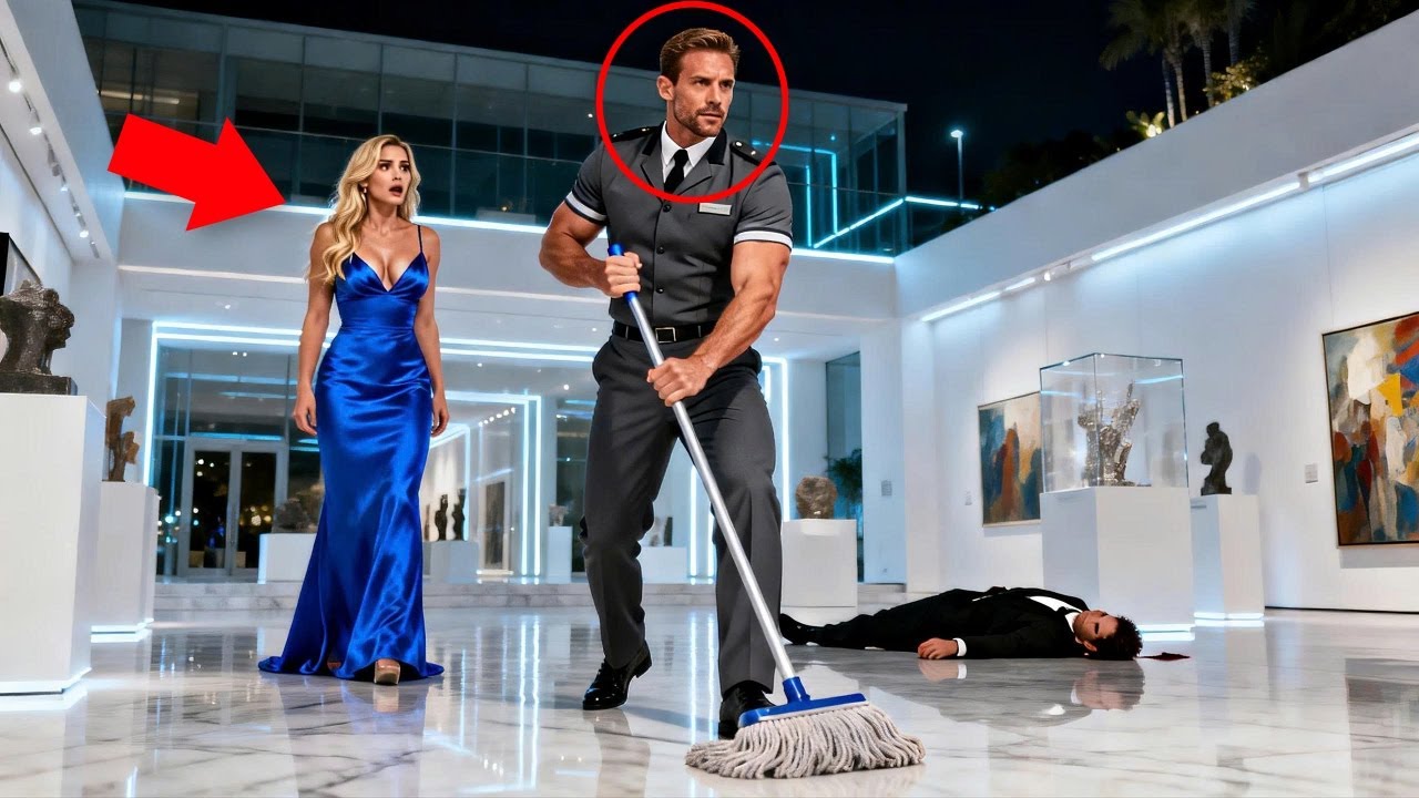 Everyone Laughed At The Janitor - Until He Saved The CEO With A Mop And A Secret Past