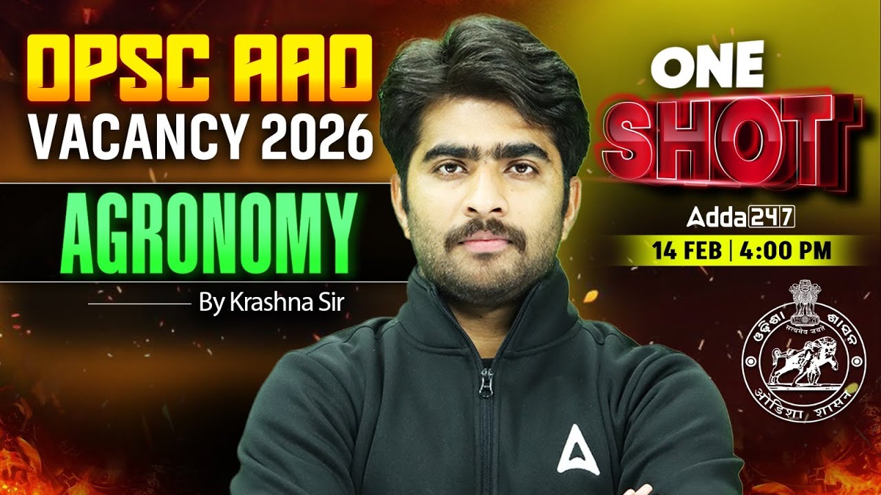 OPSC AAO Vacancy 2026 | OPSC AAO Agronomy One Shot Marathon | Agronomy By Krashna Sir