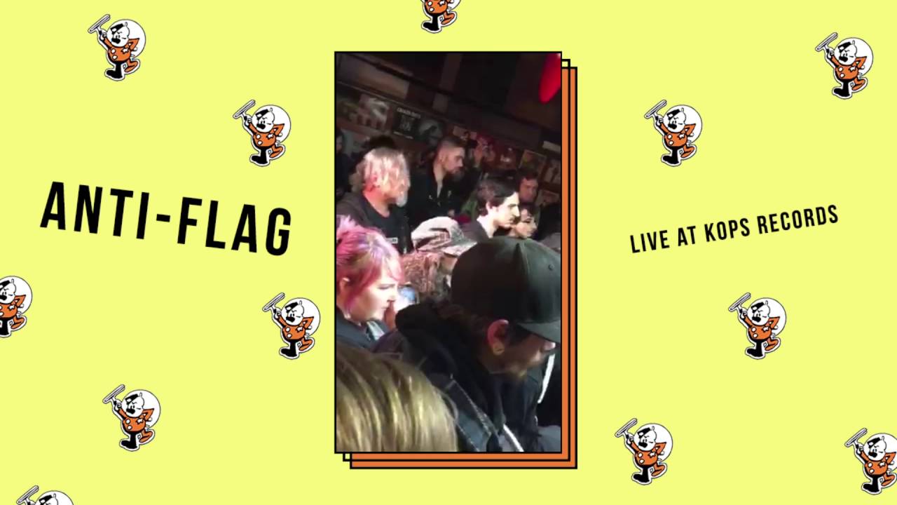 Anti-Flag Live at Kops Records