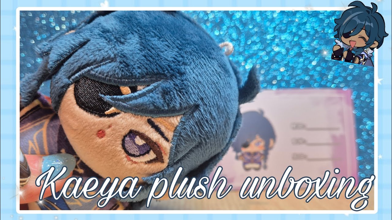 Kaeya plush unboxing