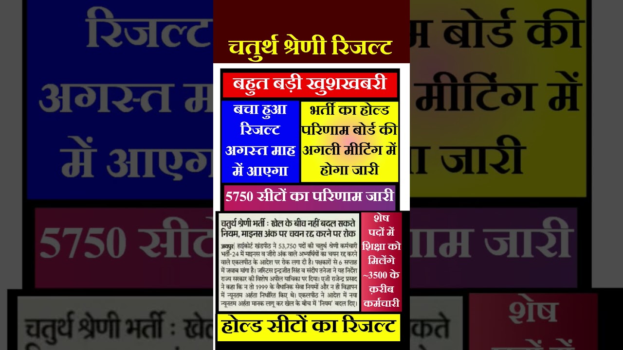 4th grade result | REET Result | VDO, patwari result | #4thgrade #reet #newvacancy #gk #reetmains