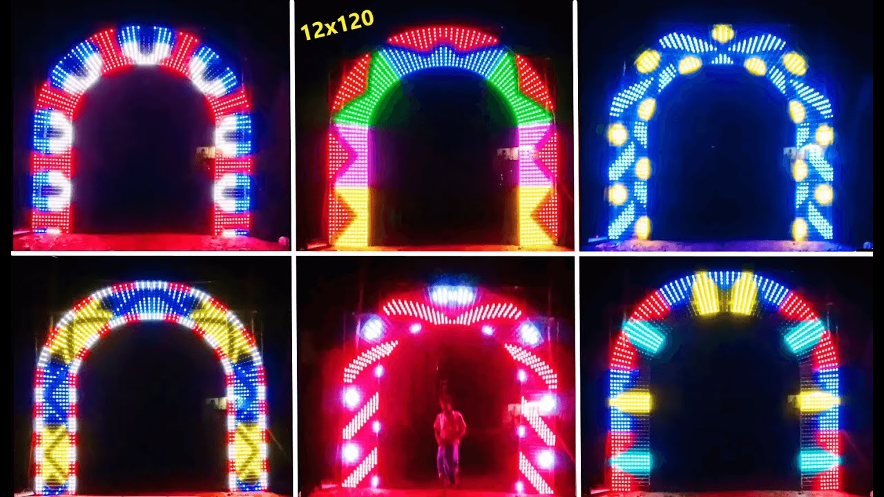 New Arch Gate 12×120 Pixel LED Light ||Program Available 8208929320||
