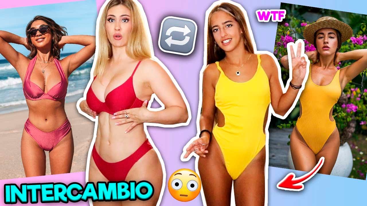 INTERCAMBIANDO BIKINIS con Ariann (hermana de Dalas) 😱 CUPSHE HAUL