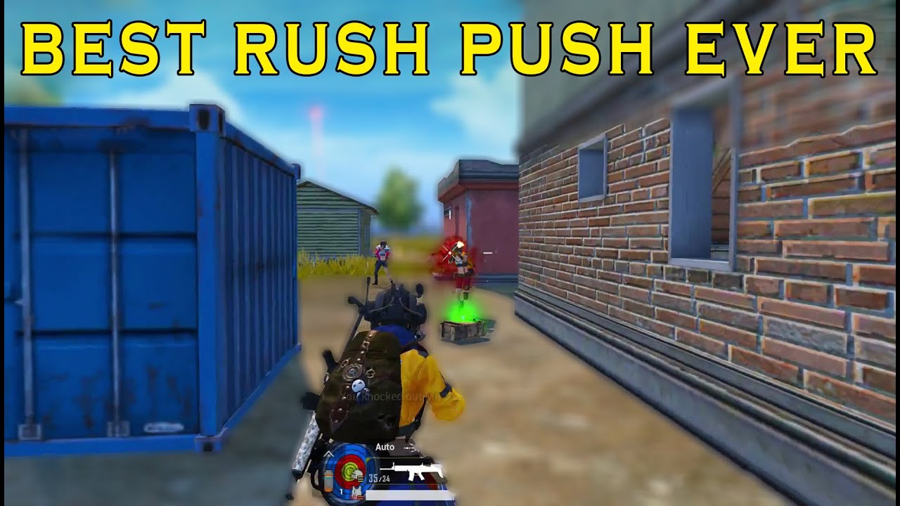 Best Rush Push Ever in Pubg Mobile Game 😎😎