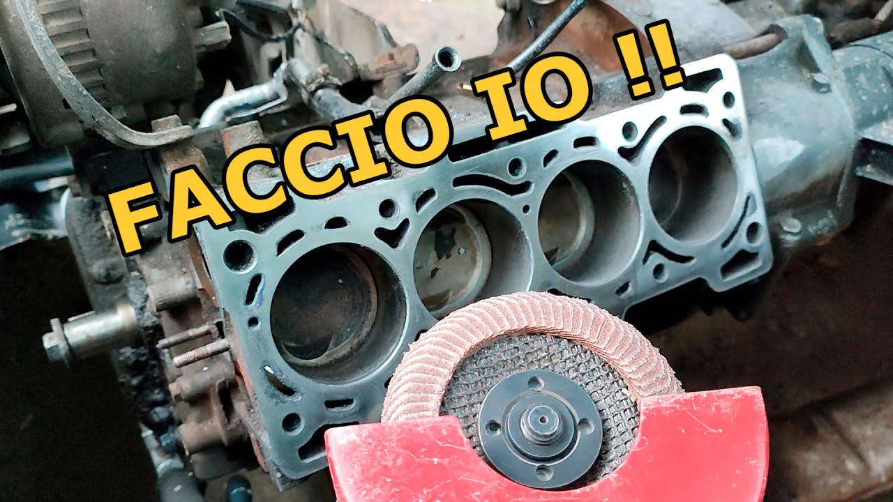 Spiano il Basamento a mano! (Engine Resurfacing) - Suzuki F10A - Revisione Motore - parte 3