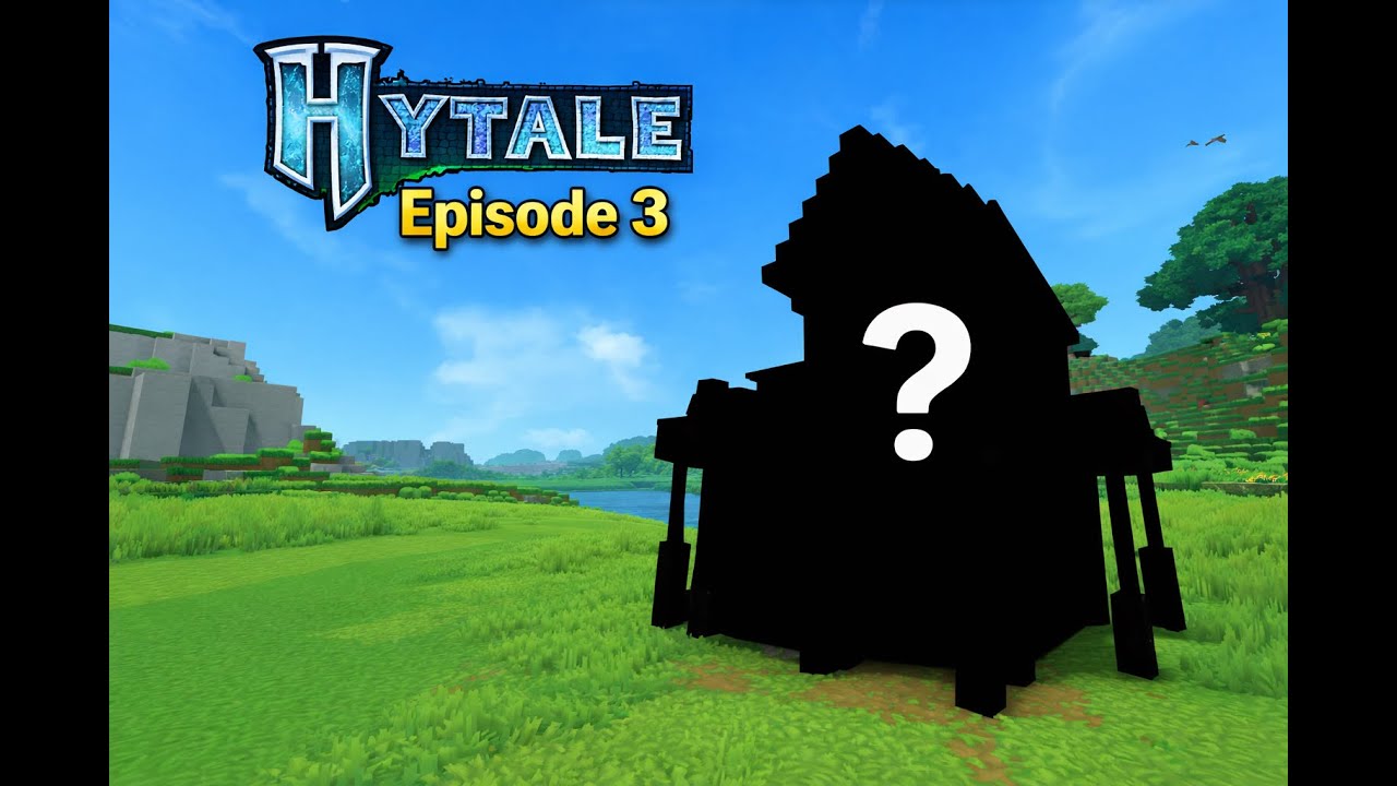 HYTALE Lets Play Ep. 3 - Building Our HOME!