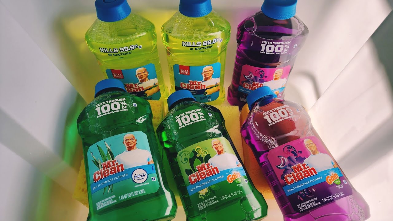 MrClean Products Combined 45+minutes Sudsy Squeezing|