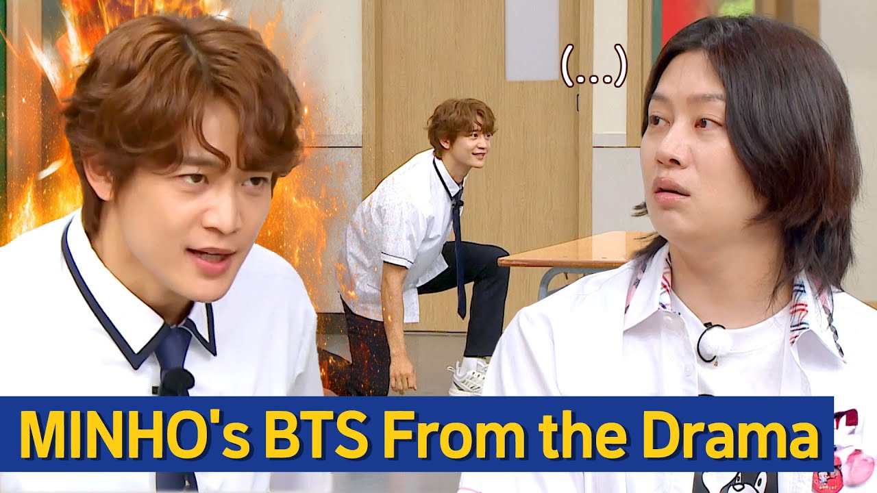 [Knowing Bros] MINHO Talks About the Behind-the-Scenes of Drama Action Scenes 🎬