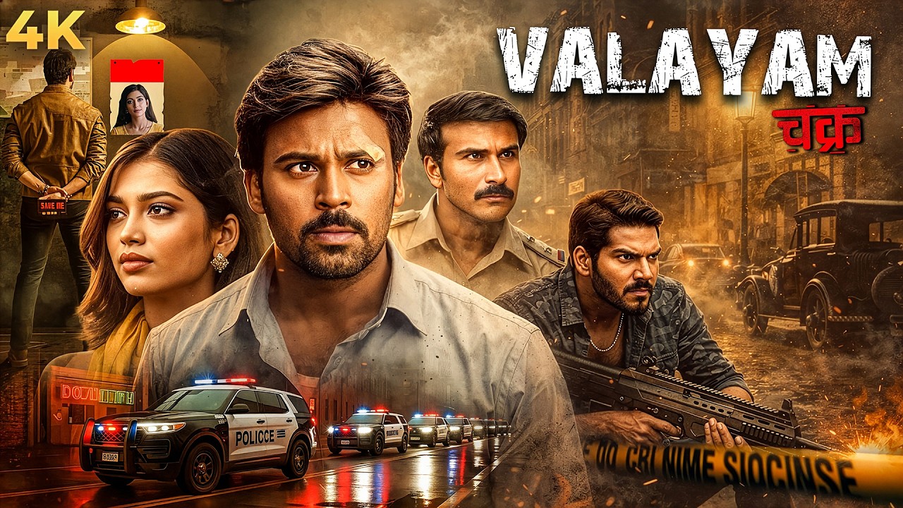 New South Thriller VALAYAM (Chakra) Hindi Dubbed Movie 4K | Laksh Chadalavada, Digangana Suryavanshi