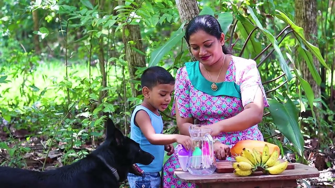 Papaya Harvest |  Delicious Papaya Nut Smoothy & Papaya Creamy Bars Recipes  | Pulasi Village Life