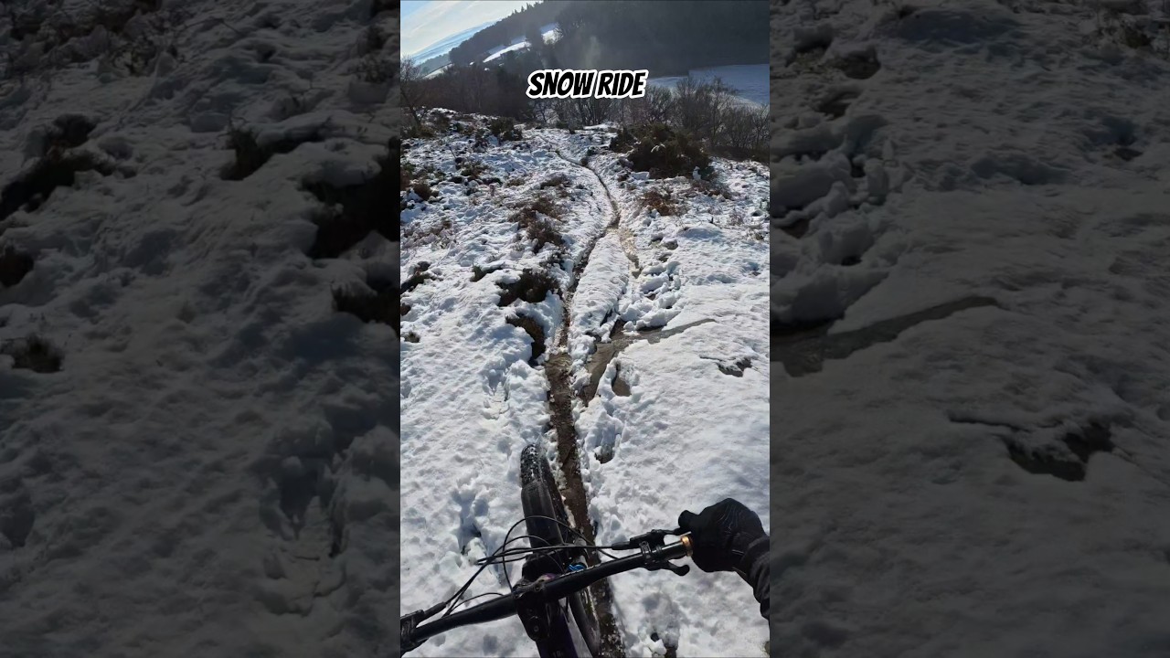 Bikes, Snow, sun and a cloud inversion. What more could you ask for 🔥 