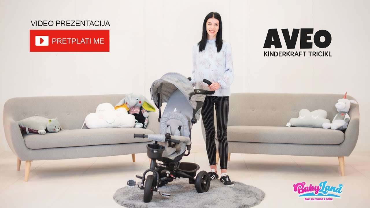 Najbolji tricikl - Kinderkraft Aveo  - Babyland sve za mame i bebe