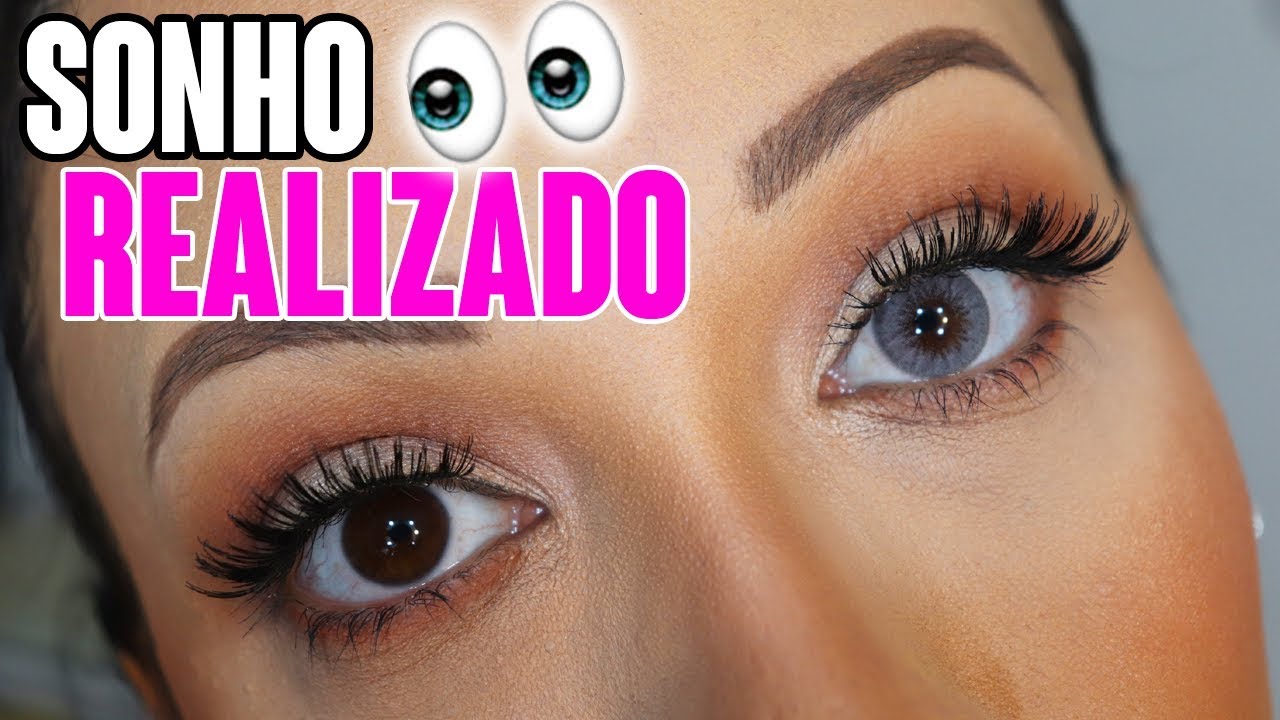 COLOCANDO LENTES DE CONTATO PELA 1ª VEZ | IRIS BEAUTY | LUH ANDRADE