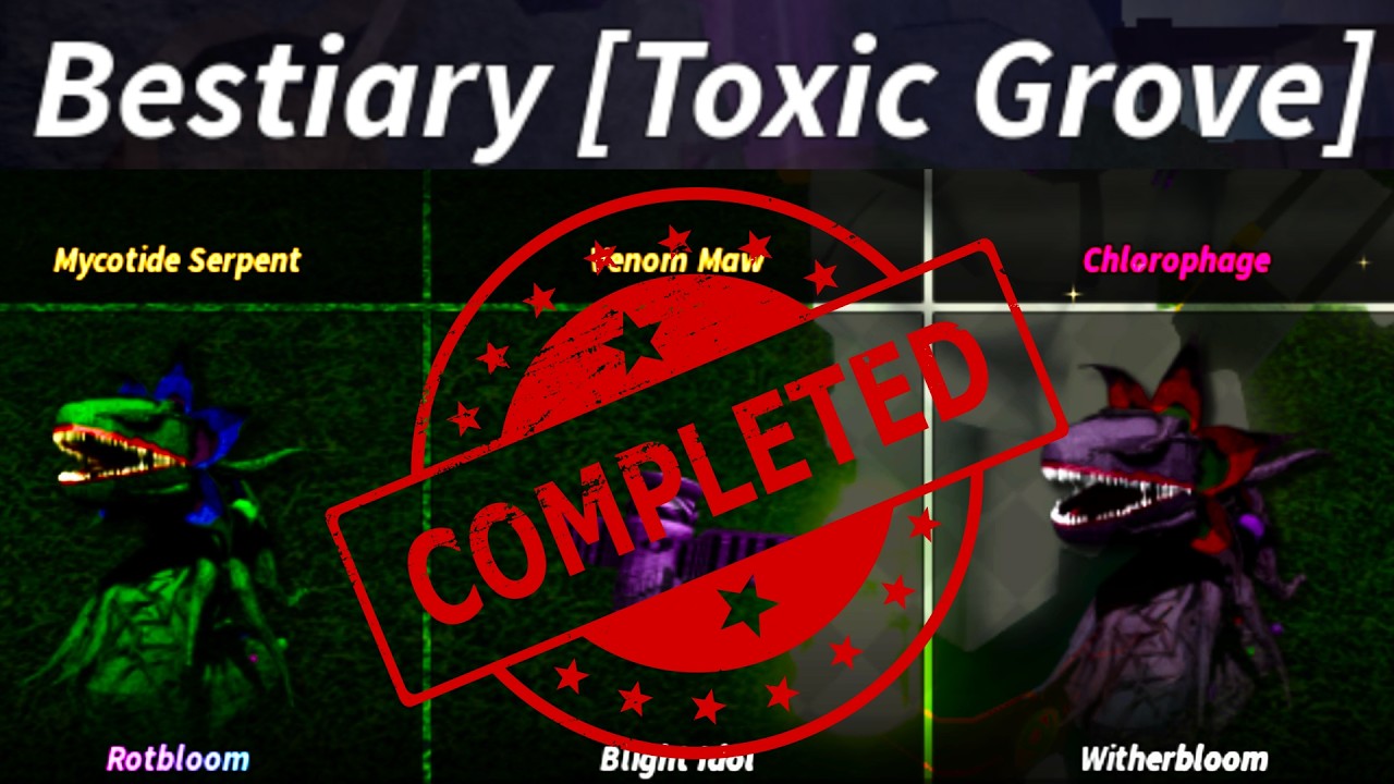 How to Complete Toxic Grove Bestiary in Fisch (Roblox)