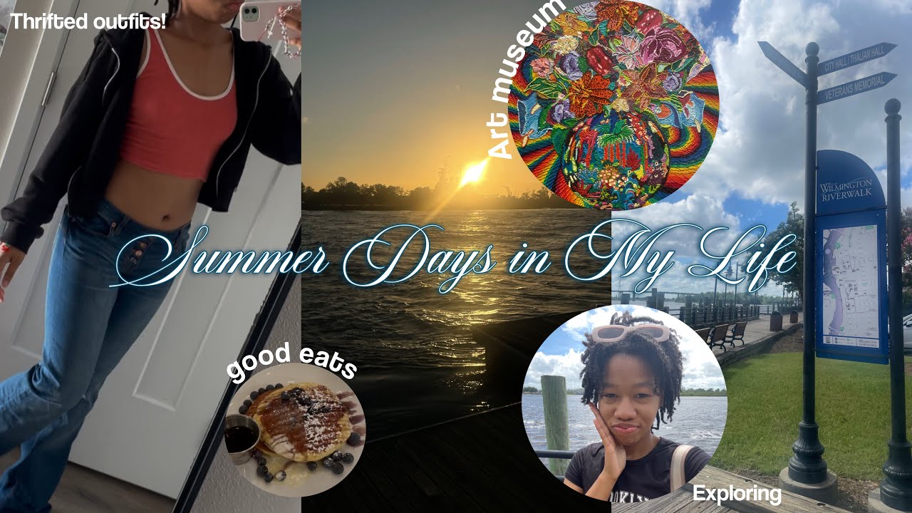 ⊹ ࣪ ˖ 🍋Summer Days in My Life | eats, college visits, outfits, museums