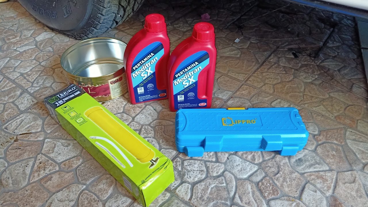 TUTORIAL CARA GANTI OLI TRANSMISI / PERSENELING MOBIL ISUZU PANTHER GRAND TOURING, OLI MEDITRAN SX