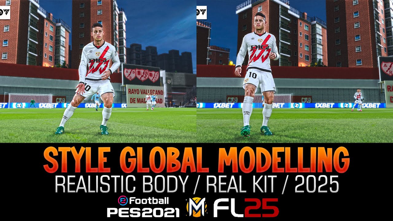 MOD ESTILO REALISTA MODELADO GLOBAL PES 2021 & FOOTBALL LIFE 25: Mas Realismo