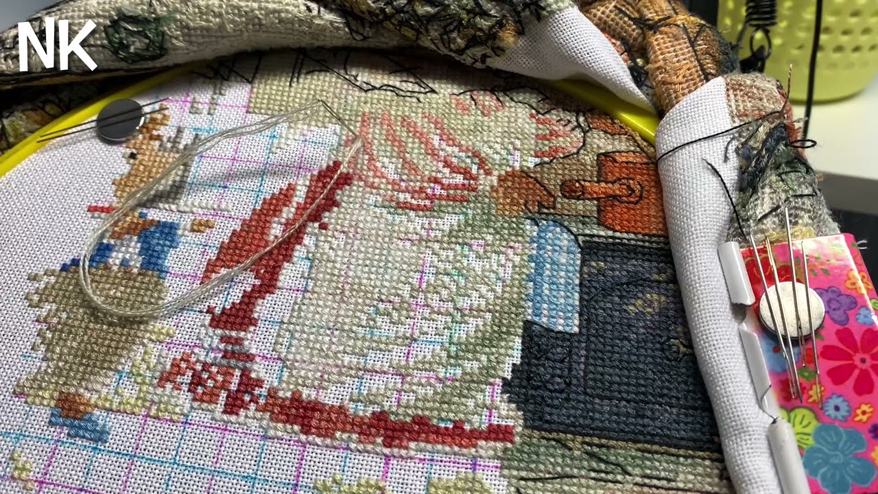 Живой процесс вышивки #61