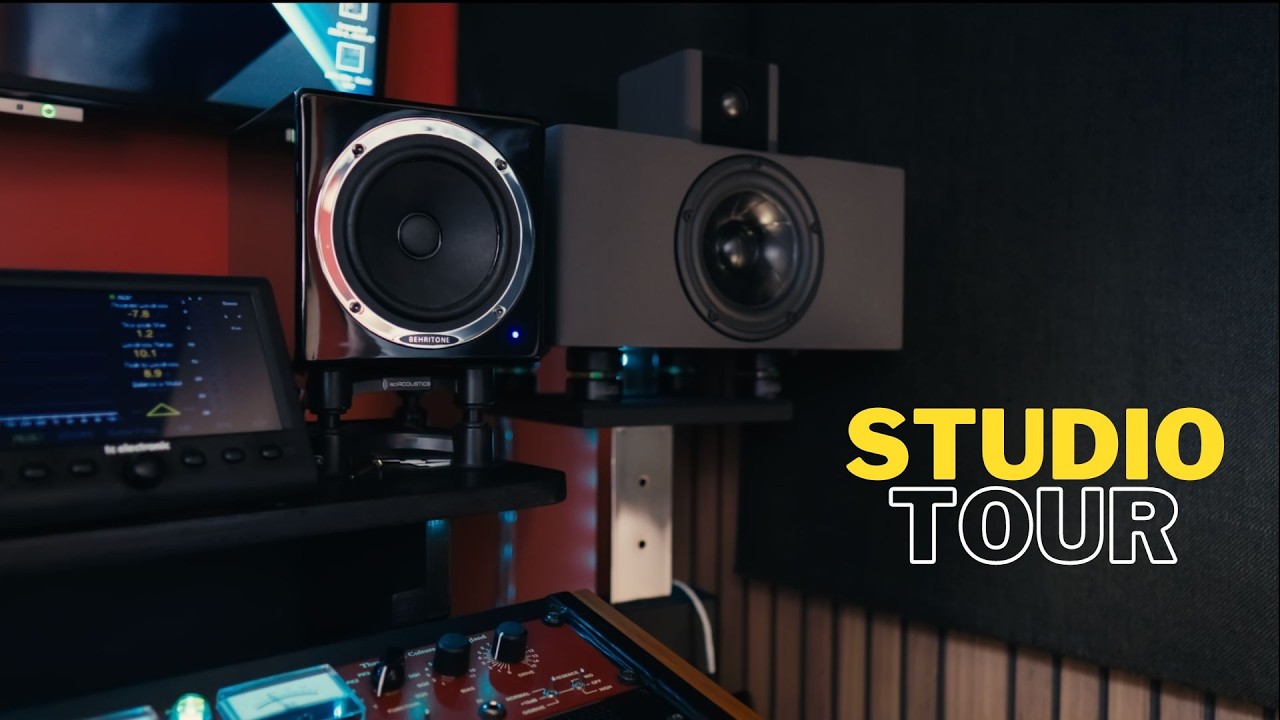 Home Studio Tour | You'll never guess whats in his garden ...