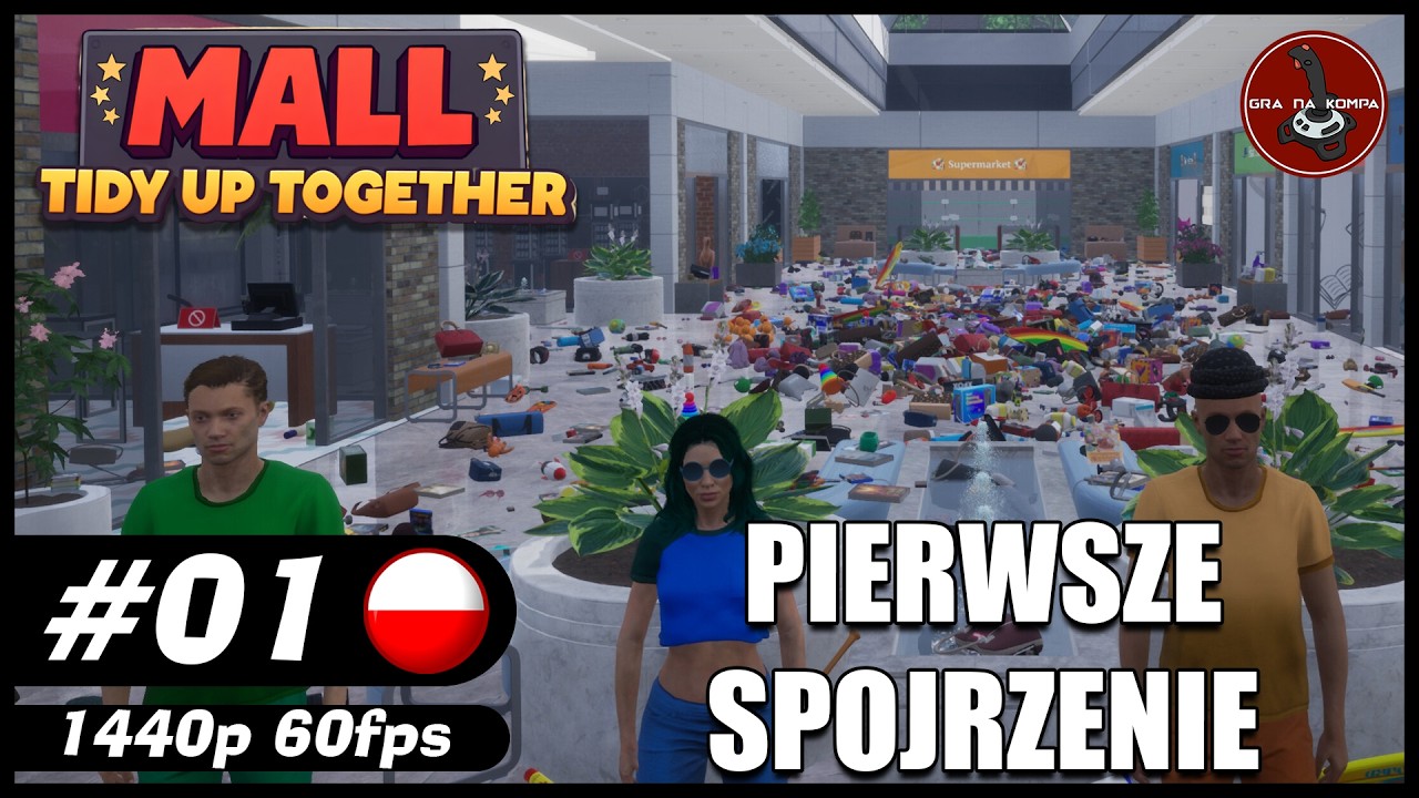 Pierwsze spojrzenie || #1 || Mall: Tidy Up Together gameplay PL