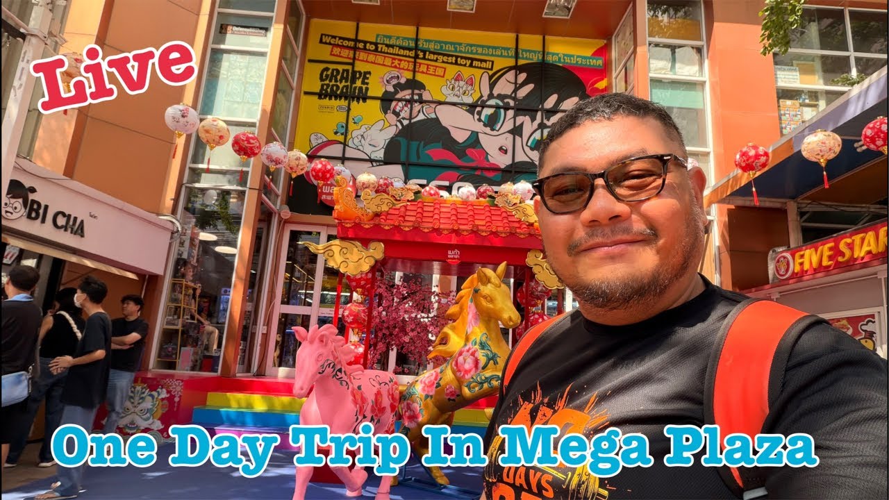 Live. One day trip in Mega Plaza. เดินจากชั้น 6 ลงชั้น1