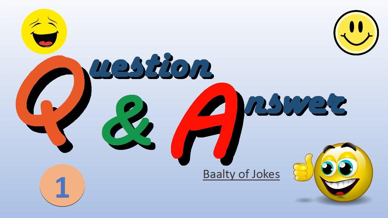 9 Best Question-Answer Jokes [English] #Part1