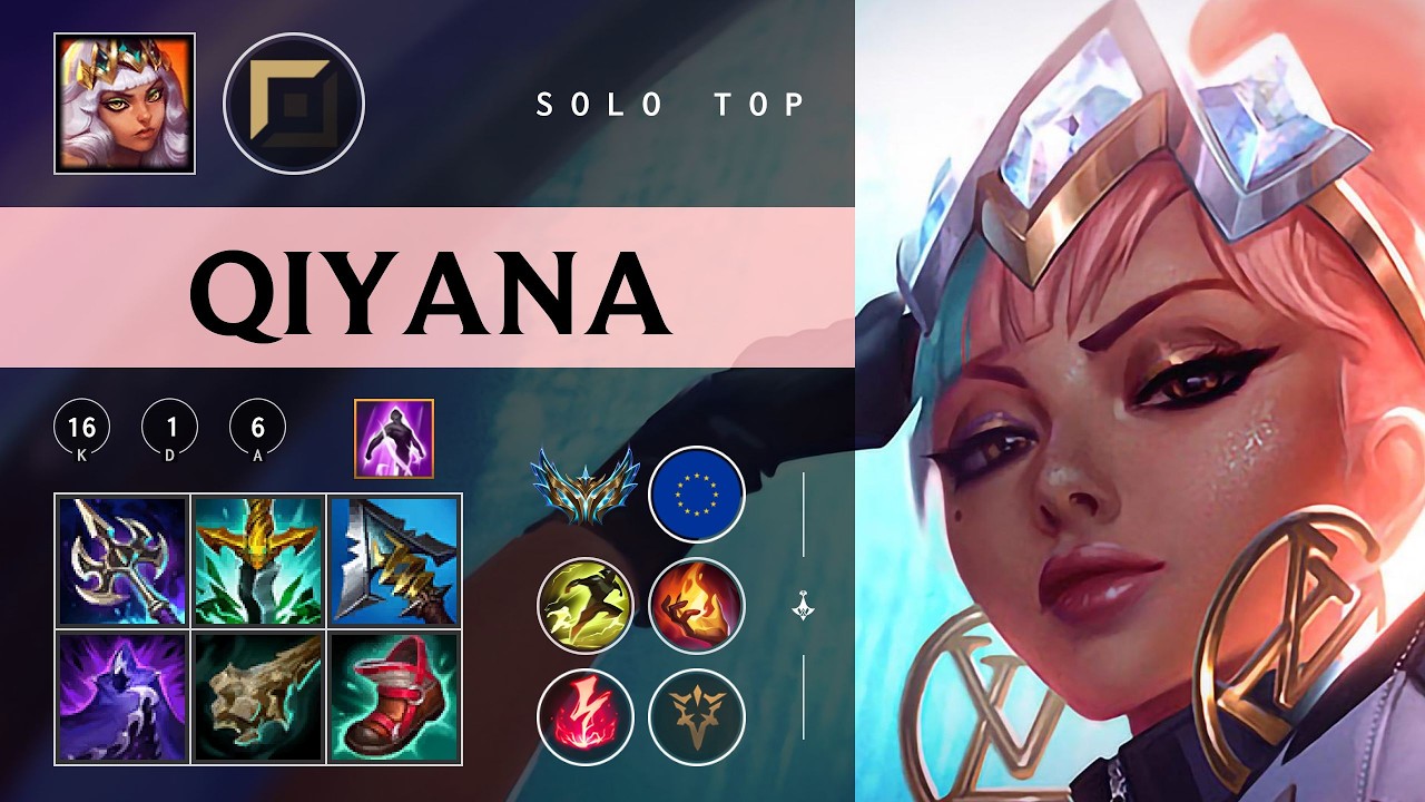 Qiyana Top vs Camille - EUW Challenger Patch 26.03