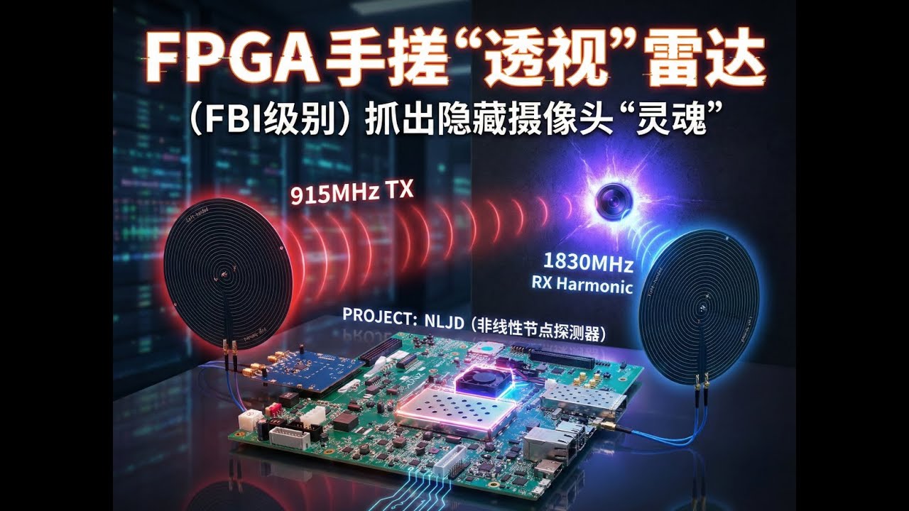 我用 FPGA 手搓了一台“透视”雷达（FBI级别）