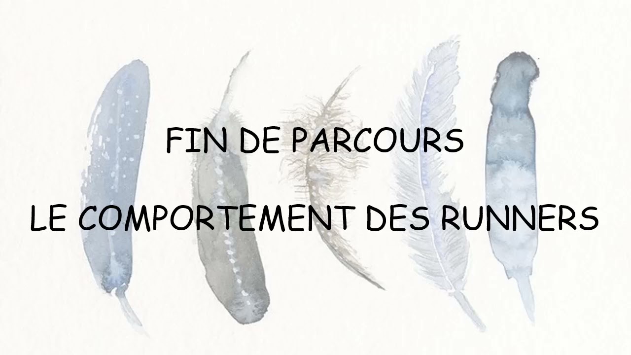Fin de parcours : le comportement des runners