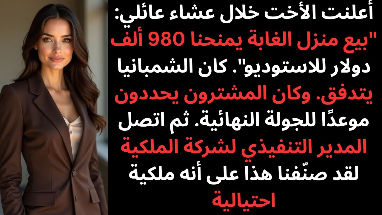 باعت أختي منزلي في الغابة ليكون بمثابة استوديو رقص لها إلى أن قامت شركة تسجيل الملكية بفحص الميراث
