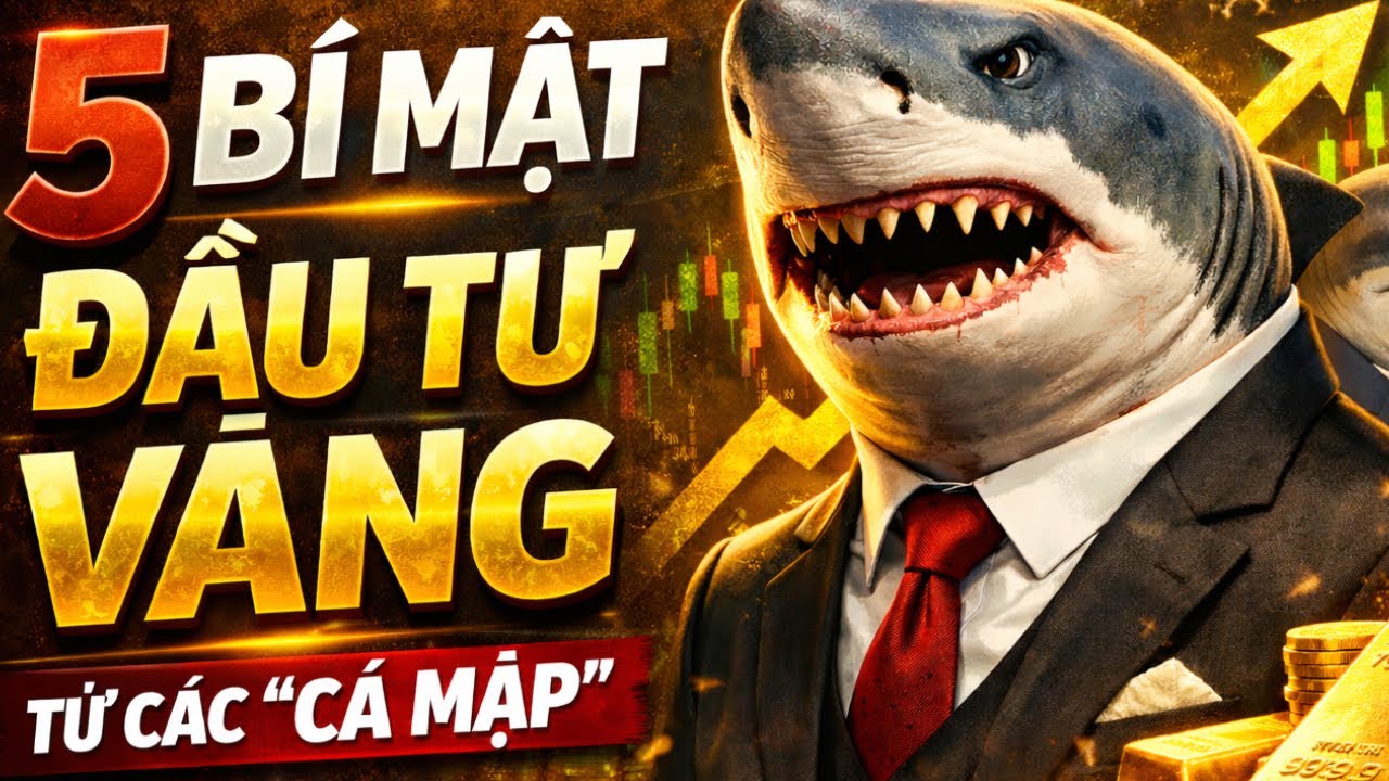TIẾT LỘ 5 BÍ MẬT ĐẦU TƯ VÀNG SINH LỜI CAO TỪ CÁC “CÁ MẬP”.