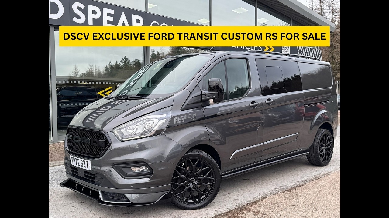 DSCV EXCLUSIVE FORD TRANSIT CUSTOM RS FOR SALE