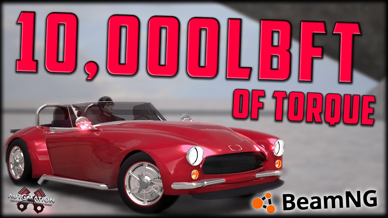 Самый мощный двигатель в мире! Автоматизация - BeamNG