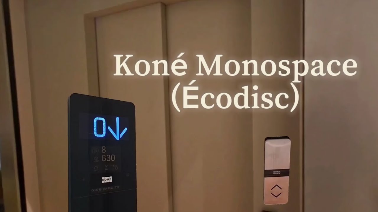 Awesome ! Très bel ascenseur Koné Monospace. Hôtel des Galeries, Bruxelles, Belgique
