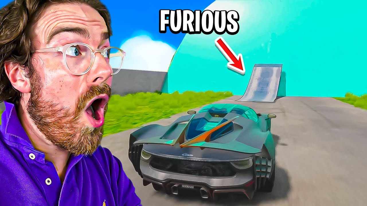 JE ROULE SUR FURIOUS SUR UNE MEGA RAMPE DANS BEAMNG