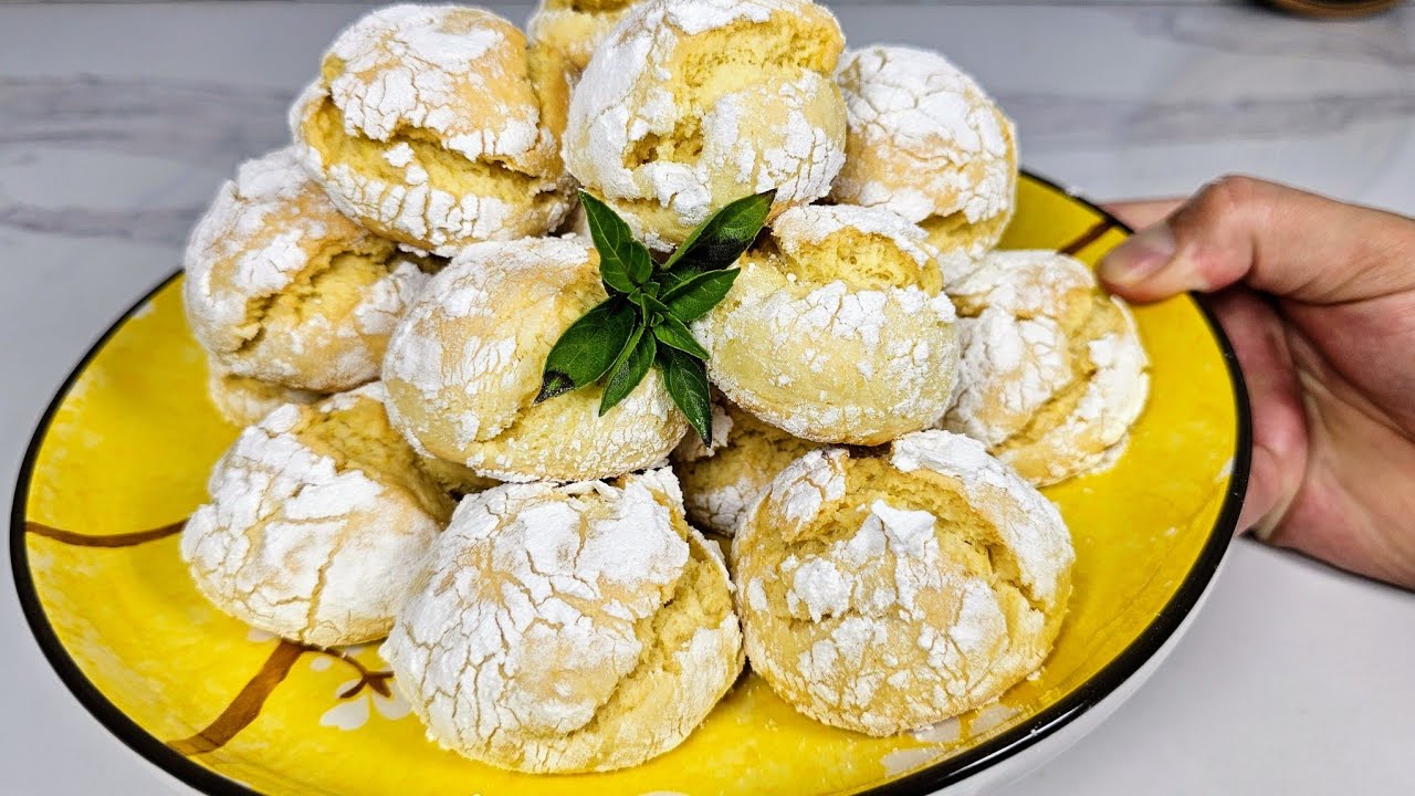 Нежное лимонное печенье 🍋, которое тает во рту 🤤