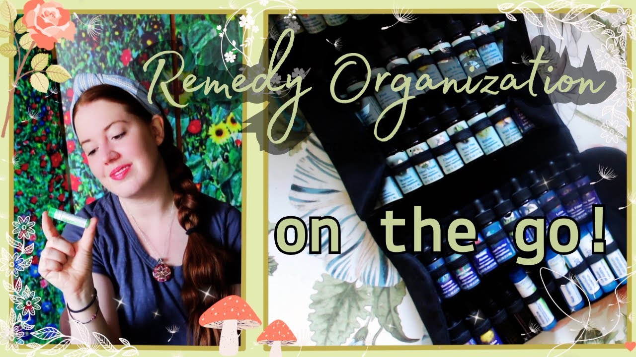 My Travel Homeopathy and Flower Essence Organization! To-Go Emergency Kit