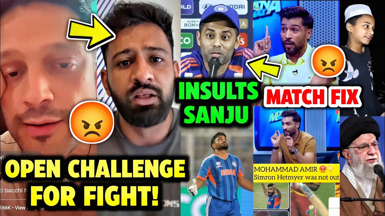 Sidharth OPEN CHALLENGE To Rajat Dalal! | Mohammad Amir Reply on Ind Vs Wi Match | Ali Khamenei
