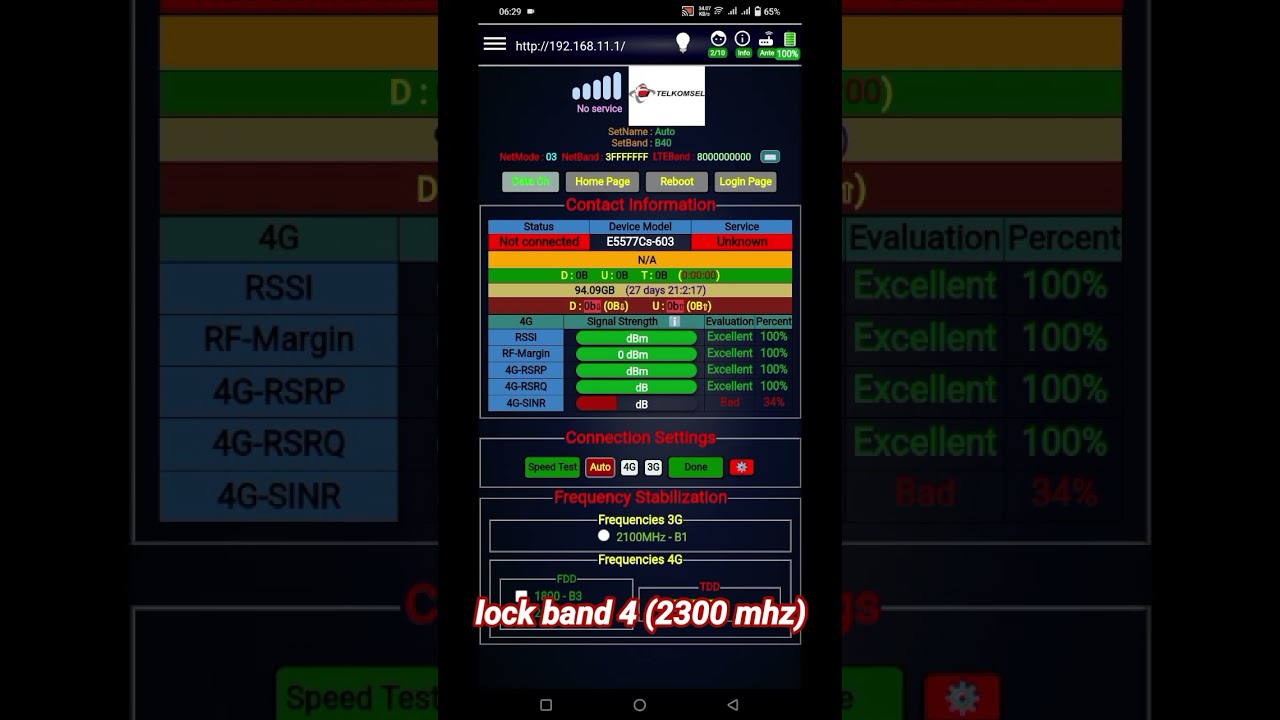 lock band 40 (2300 mhz)