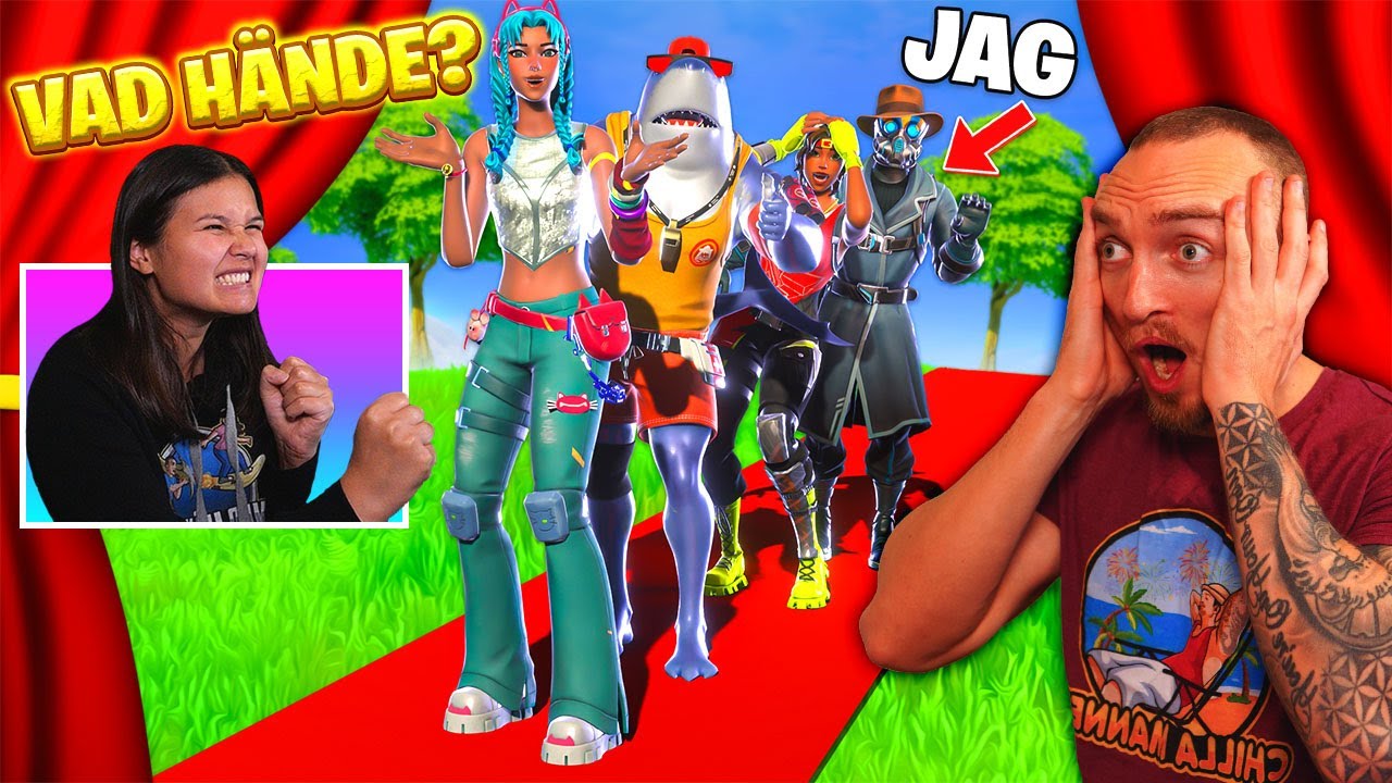 JAG GÅR UNDERCOVER I ISABELLS SKIN CONTEST I FORTNITE