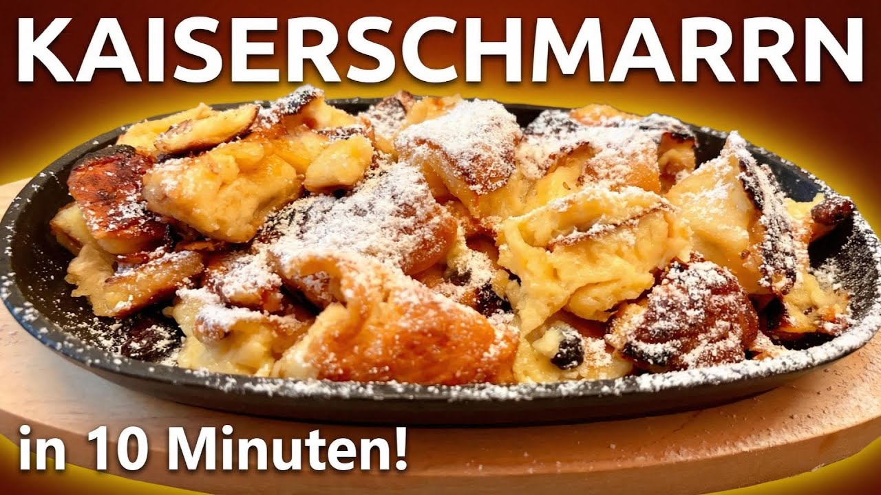Kaiserschmarrn in 10 Minuten – Ohne Eier Trennen & Super Einfach! 🍽️