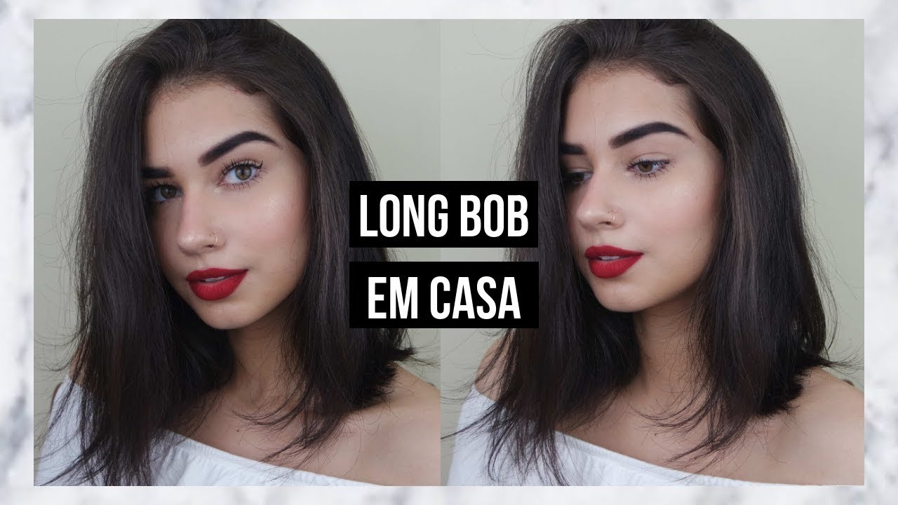 CORTANDO O CABELO EM CASA (LONG BOB)