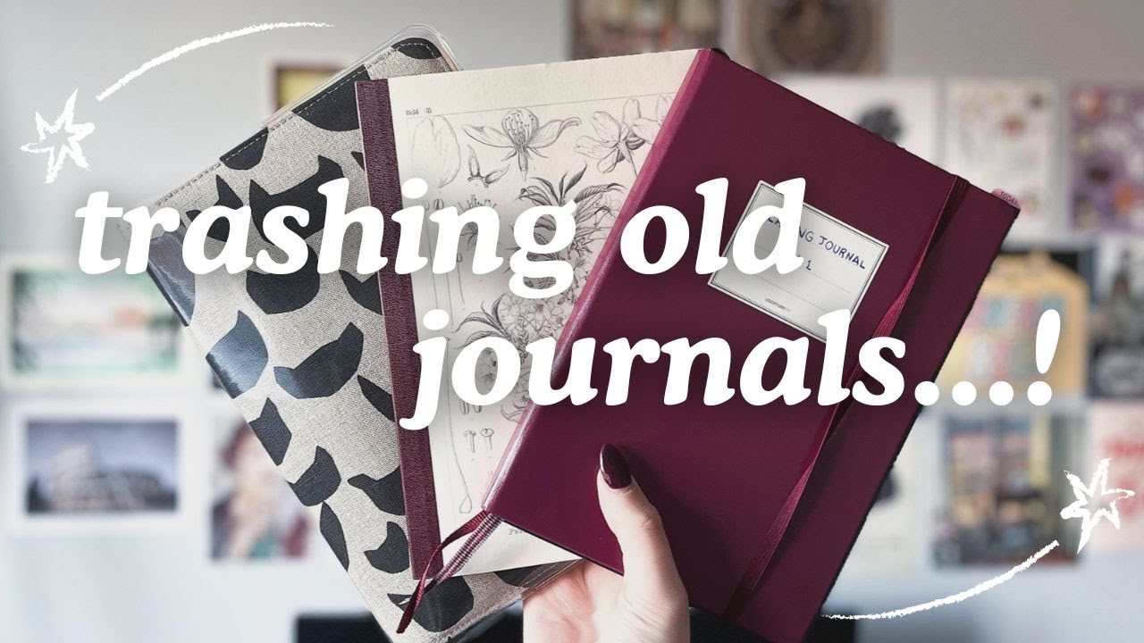 why I threw away my old journals 💫